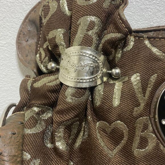 Betty Boop Handbag Brown Betty Boop
Gold Lettering Front & Back - Picture 3 of 10